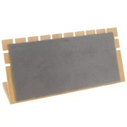 Regalo - Joyero para collar 11x25 cm Bambú - Gamuza Gris x1