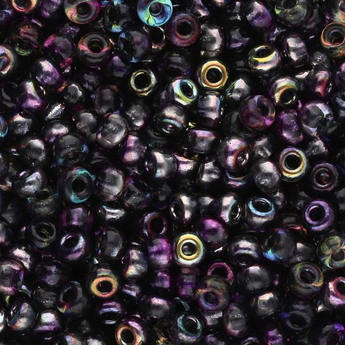 Cuentas Rocalla Miyuki 8/0 55015 - Crystal Magic Purple x8 g