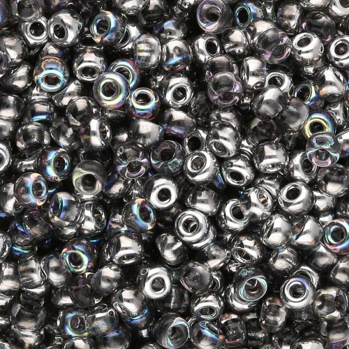 Cuentas Rocalla Miyuki 8/0 55017 - Crystal Silver Rainbow x8 g