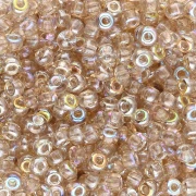 Cuentas Rocalla Miyuki 8/0 55021 - Crystal Lemon Rainbow x8 g