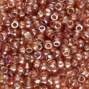 Cuentas Rocalla Miyuki 8/0 55022 - Crystal Orange Rainbow x8 g