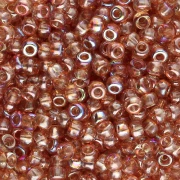 Cuentas Rocalla Miyuki 8/0 55022 - Crystal Orange Rainbow x8 g
