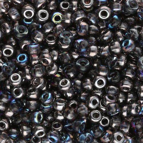 Cuentas Rocalla Miyuki 8/0 55024 - Crystal Graphite Rainbow x8 g