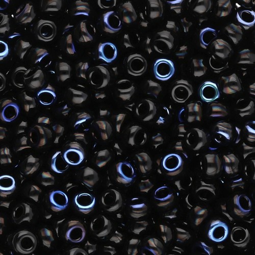 Cuentas Rocalla Miyuki 8/0 55031 - Negro Azuro x8 g