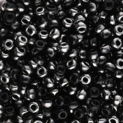 Cuentas Rocalla Miyuki 8/0 55037 - Negro cromado x8 g
