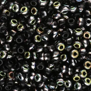 Cuentas Rocalla Miyuki 8/0 55038 - Negro Vitral x8 g