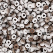 Cuentas Rocalla Miyuki 8/0 55064 - Blanco opaco Valentinite mate x8 g