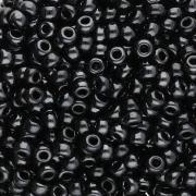 Cuentas Rocalla Miyuki 8/0 55096 - Black Vacuum Hematite Full x8 g