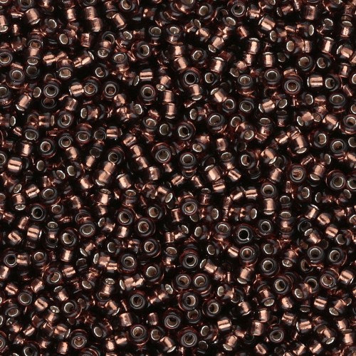 Rocalla Miyuki 15/0 5 - Dark Topaz Silver Lined x8 g