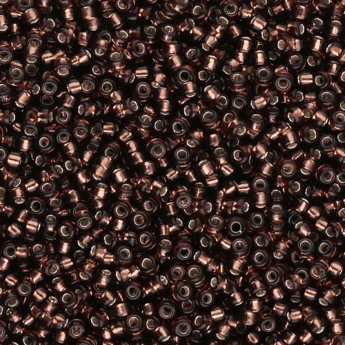 Rocalla Miyuki 15/0 5 - Dark Topaz Silver Lined x8 g