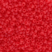 Cuentas Rocalla Miyuki 11/0 140F - Rojo claro transparente mate x8 g|raw }}
