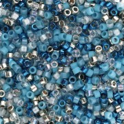 Multi Bleu - Surtido de Miyuki Delica 11/0 - Ice Ice Baby x8 g Surtido de Miyuki Delica 11/0 - Ice Ice Baby x8 g