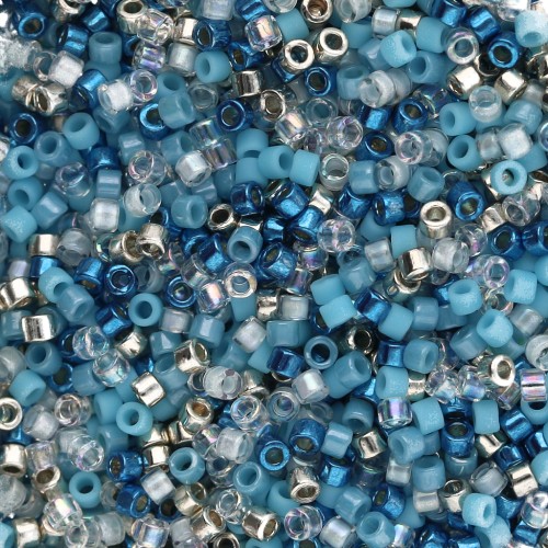 Surtido de Miyuki Delica 11/0 - Ice Ice Baby x8 g