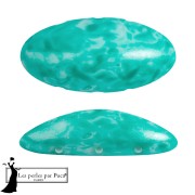 Athos 3D 3 agujeros® de Puca® 20x10 mm - Mishmash Esmeralda x1