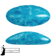 Athos 3D 3 agujeros® de Puca® 20x10 mm - Mishmash Turquesa x1