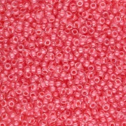 Rocalla Miyuki 15/0 204 - Coral Lined Crystal x8 g
