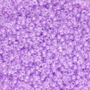 Cuentas Rocalla Miyuki 15/0 222 - Cristal con ribete de orquídea x8 g|raw }}