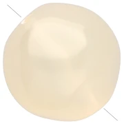 Cuentas redondas irregulares facetadas de 12 mm de resina transparente - Champagne x4