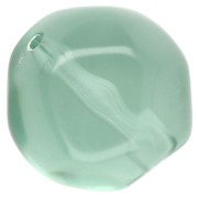 Verde musgo - Cuentas facetadas redondas irregulares de 14 mm en resina transparente - Verde musgo x1 Cuentas facetadas redondas irregulares de 14 mm en resina transparente - Verde musgo x1