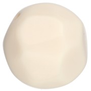 Crudo - Cuentas de resina opacas facetadas irregulares redondas de 14 mm - Crudo x1 Cuentas de resina opacas facetadas irregulares redondas de 14 mm - Crudo x1