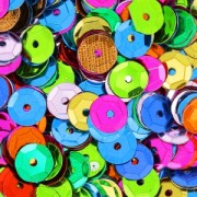 Surtido de Lentejuelas cups 6 mm Multicolor Metalico x10g|raw }}