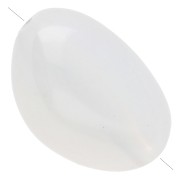 White Opal - Cuentas irregulares 13.5x9 mm en resina transparente - Opalo blanco x8 Cuentas irregulares 13.5x9 mm en resina transparente - Opalo blanco x8