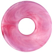 Colgante donut de resina 21 mm - Jaspeado frambuesa x1