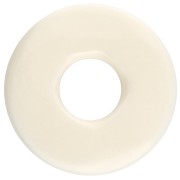 Colgante donut de resina 28 mm - Crudo x1