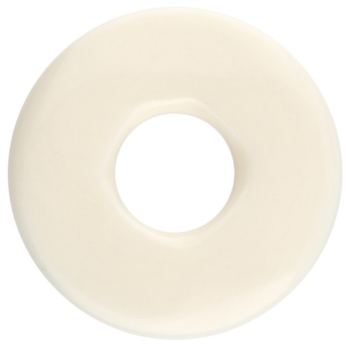 Colgante donut de resina 28 mm - Crudo x1