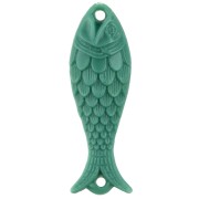 Turquoise Green - Separador de peces 27x9 mm en resina - Verde turquesa x1 Separador de peces 27x9 mm en resina - Verde turquesa x1