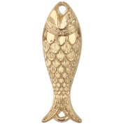 Separador de pez 27x9 mm en resina - Oro x1
