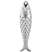 Colgante pez 48x11,5 mm en resina - Plata x1