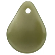 14x10.5 mm pétalos de flor curvados en resina - Caqui x8