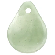Pétalos de flor curvados 14x10,5 mm en resina - Liquen jaspeado x8