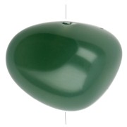 Verde - Cuentas tipo nugget de 12 x 15 mm de resina translúcida - Verde jade x6 Cuentas tipo nugget de 12 x 15 mm de resina translúcida - Verde jade x6