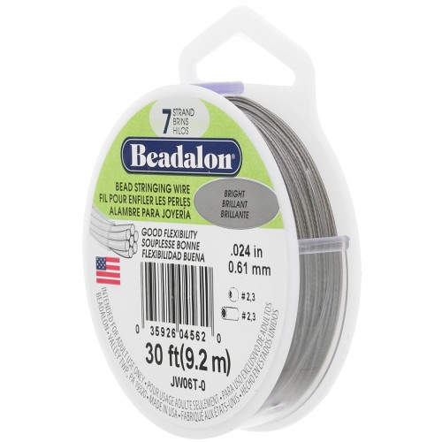 Hilo de Acero 7 hebras 0.61 mm Acero x9,2 m