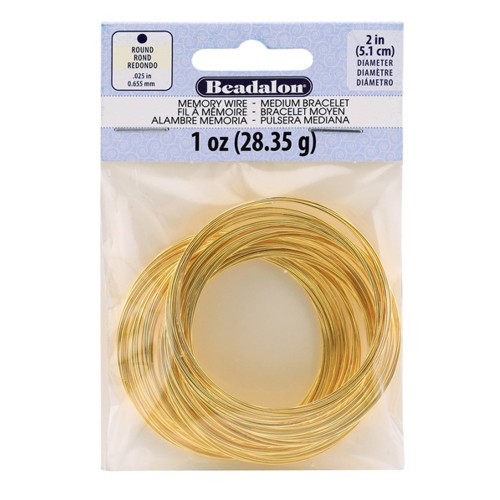 Pulsera conmemorativa de 50 mm - Dorado x73 vueltas