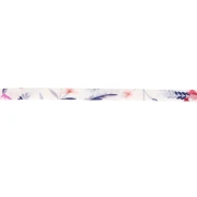 Cordón de tela Liberty - Blanco - Malva antiguo - Rojo x 1 m