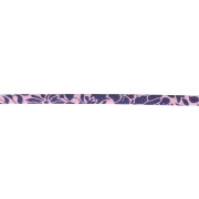 Cordón de tela Liberty - Meadowland - Rosa - Azul noche x 1 m