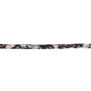 Cordón de tela Liberty - Wiltshire - Marrón oscuro - Gris topo - Gris x 1 m