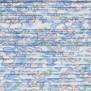 Blanco - Cordón de tela Liberty - Ancho - Azul multicolor - Nude - Blanco x 1 m Cordón de tela Liberty - Ancho - Azul multicolor - Nude - Blanco x 1 m