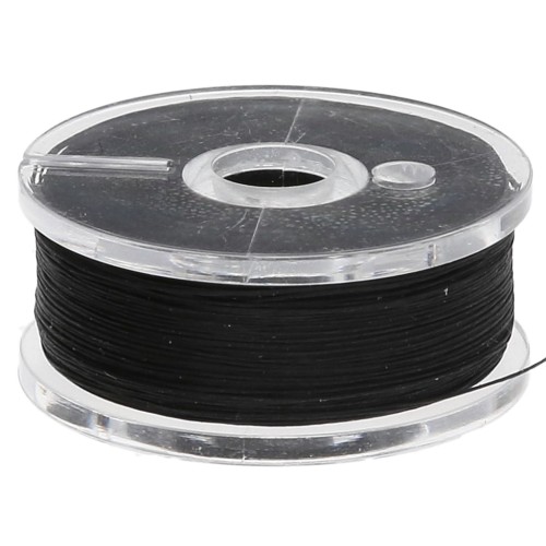 Hilo de nailon Nyline de 0,12 mm - Negro, 128 m