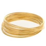Pulsera «Memoria» de 47 mm dorada « x65 » vueltas