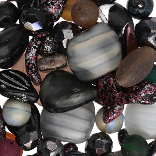 Surtido de cuentas bohemias - Stone Clay x50 g