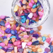 Bolsa de fragmentos de concha sin perforar y teñidos - Multicolor x 45 g