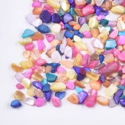 Bolsa de fragmentos de concha sin perforar y teñidos - Multicolor x 45 g