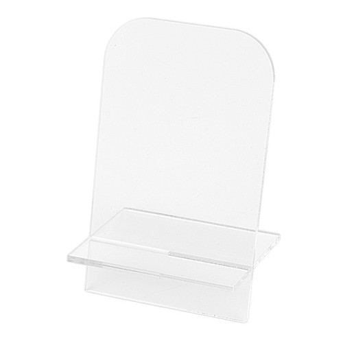 Tarjetero de acrílico de 12 x 7 cm - soporte para tarjetas de visita - Transparente x1