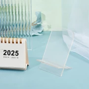 Tarjetero de acrílico de 12 x 7 cm - soporte para tarjetas de visita - Transparente x1