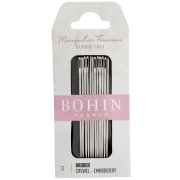 Agujas de bordar - Bohin - N.º 3 x 12