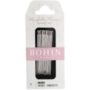 Agujas de bordar - Bohin - N.º 5 x 15